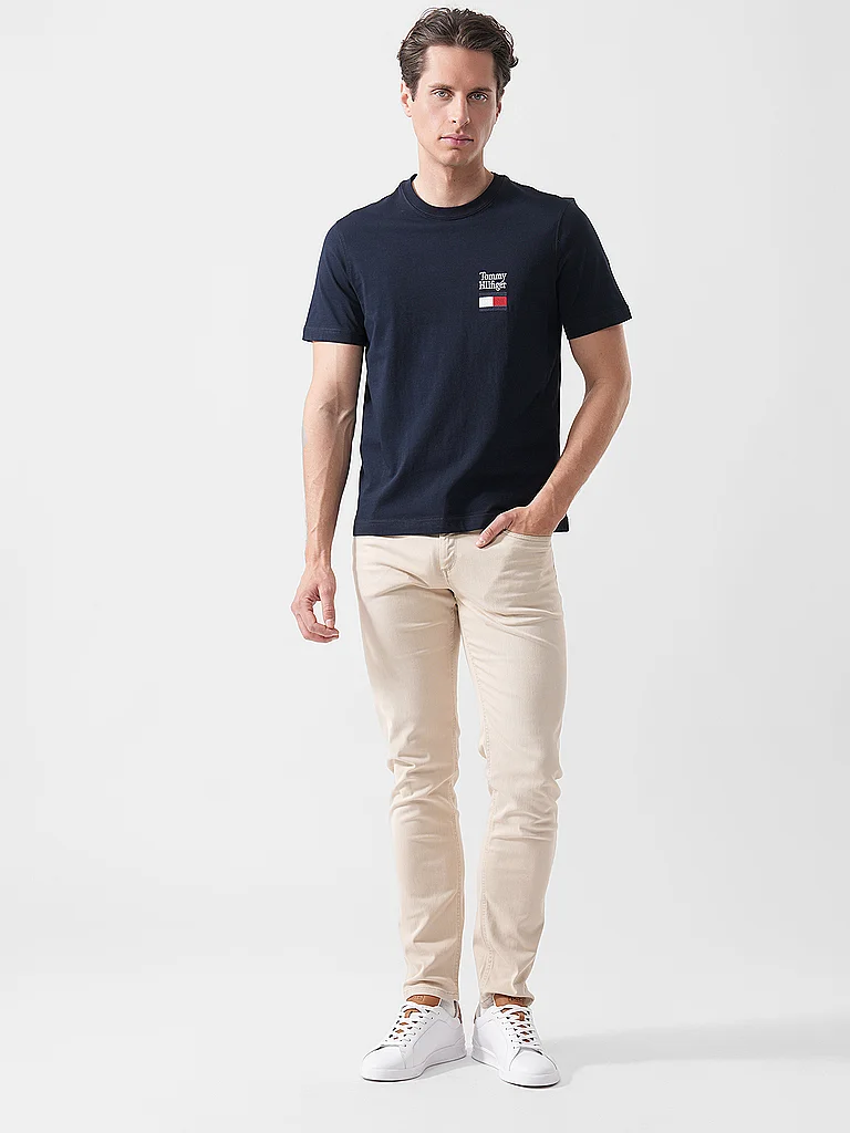 Tommy Hilfiger T-shirt à Manches Courtes Logo Sky Captain M Homme 7